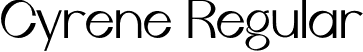 Cyrene Regular font - Cyrene Regular.otf