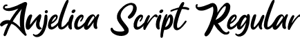 Anjelica Script Regular font - Anjelica Script.ttf