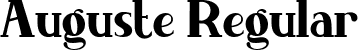 Auguste Regular font - auguste.ttf