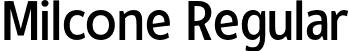 Milcone Regular font - milconeregular-4bwzk.otf