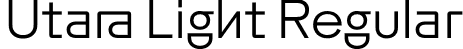 Utara Light Regular font - Utara-Light.otf