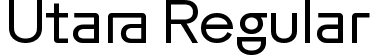 Utara Regular font - Utara-Regular.ttf