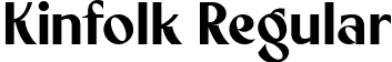 Kinfolk Regular font - Kinfolk.ttf