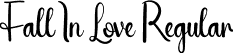 Fall In Love Regular font - Fall-in-Love.otf