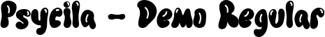 Psycila - Demo Regular font - Psycila-Demo.ttf