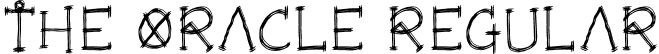 The Oracle Regular font - The-Oracle.otf