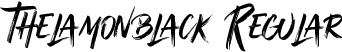 Thelamonblack Regular font - thelamonblack-nr0dm.ttf