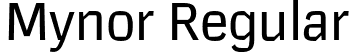 Mynor Regular font - Mynor-Regular.otf