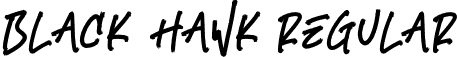 Black Hawk Regular font - Black-Hawk.otf