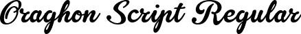 Oraghon Script Regular font - Oraghon-Script.ttf