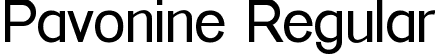 Pavonine Regular font - pavonine.ttf