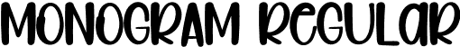 MONOGRAM Regular font - MONOGRAM.otf