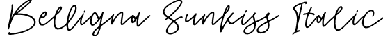 Belligna Sunkiss Italic font - Belligna-Sunkiss-Italic.otf