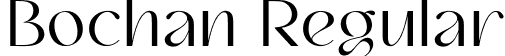 Bochan Regular font - bochan-ea3ge.otf