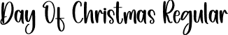 Day Of Christmas Regular font - Day-Of-Christmas.otf