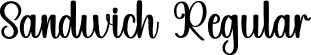 Sandwich Regular font - Sandwich.otf