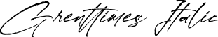 Grenttimes Italic font - Grenttimes-Italic.otf