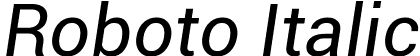 Roboto Italic font - Roboto-Italic.ttf