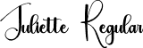 Juliette Regular font - Juliette.otf