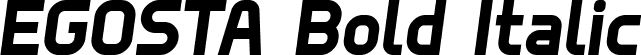 EGOSTA Bold Italic font - egostabolditalic-bwebg.ttf