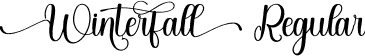 Winterfall Regular font - Winterfall.otf