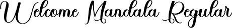 Welcome Mandala Regular font - Welcome-Mandala.otf