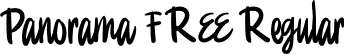 Panorama FREE Regular font - Panorama FREE.ttf