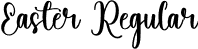 Easter Regular font - Easter.otf