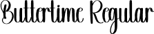 Buttertime Regular font - Buttertime.otf