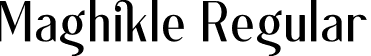 Maghikle Regular font - Maghikle.otf