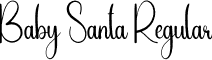 Baby Santa Regular font - Baby-Santa.otf