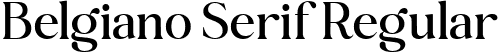 Belgiano Serif Regular font - belgiano-serif-2.ttf