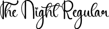 The Night Regular font - The-Night.otf