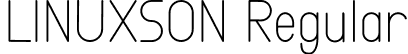 LINUXSON Regular font - LINUXSON.otf