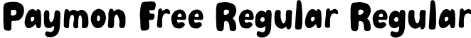 Paymon Free Regular Regular font - Paymon-Regular.otf