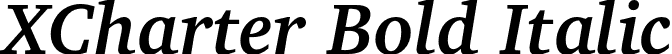 XCharter Bold Italic font - XCharter-BoldItalic.otf