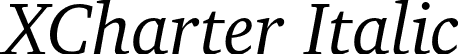 XCharter Italic font - XCharter-Italic.otf