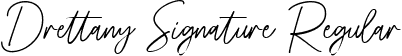 Drettany Signature Regular font - Drettany-Signature.ttf