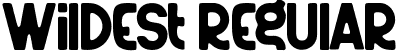 Wildest Regular font - Wildest.ttf