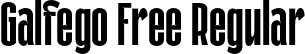 Galfego Free Regular font - Galfego-Free.otf