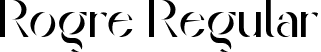 Rogre Regular font - rogre-display.otf