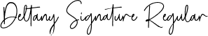 Deltany Signature Regular font - Deltany-Signature.ttf