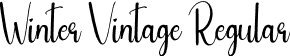 Winter Vintage Regular font - Winter-Vintage.otf