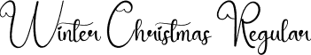 Winter Christmas Regular font - Winter-Christmas.otf