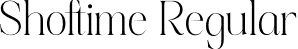 Shoftime Regular font - Shoftime.otf