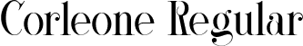 Corleone Regular font - corleone-9yd9l.ttf