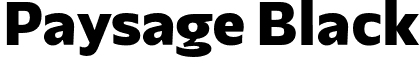 Paysage Black font - Paysage-Black.otf