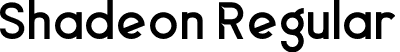 Shadeon Regular font - Shadeon.otf