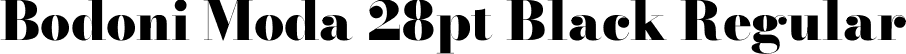 Bodoni Moda 28pt Black Regular font - BodoniModa_28pt-Black.ttf