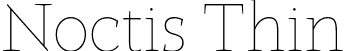 Noctis Thin font - Italian Type - Noctis Thin.otf